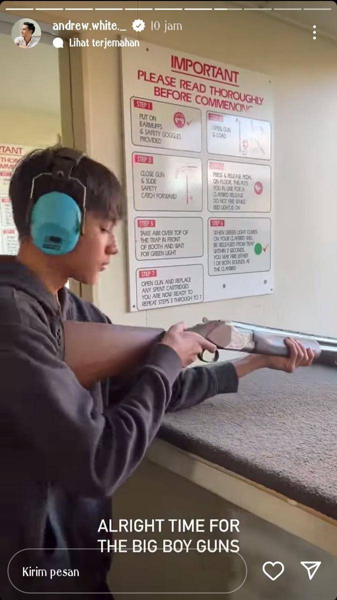 potret liburan keluarga Andrew White dan Nana Mirdad di New Zealand (instagram.com/andrew.white._)
