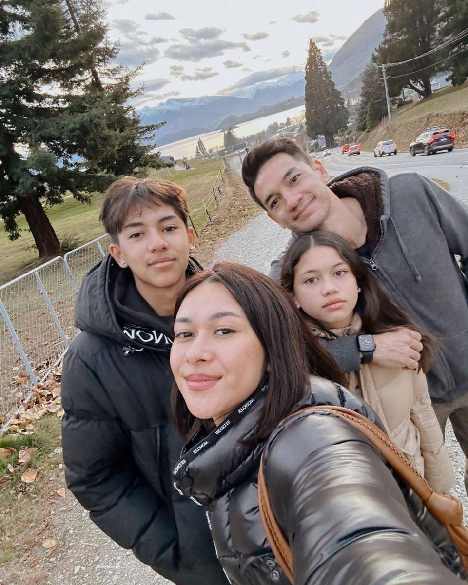 potret liburan keluarga Andrew White dan Nana Mirdad di New Zealand (instagram.com/nanamirdad_)