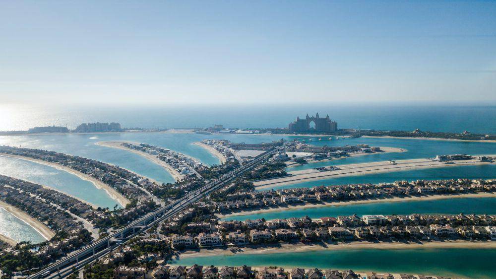 ilustrasi pulau The Palm Jumeirah (pexels.com/Abid Bin Nazar)
