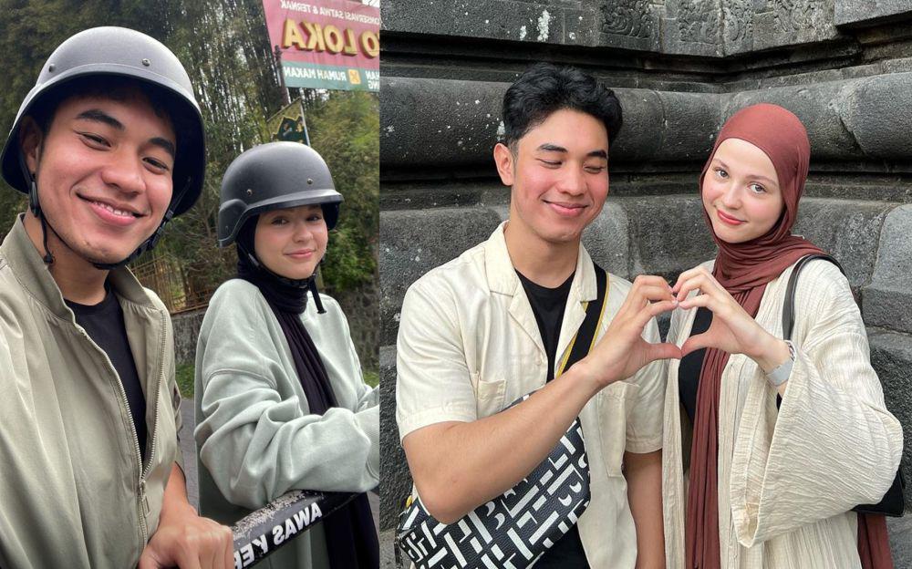 7 Potret Fiki Naki dan Tugba Keliling Yogyakarta, Seru Banget!