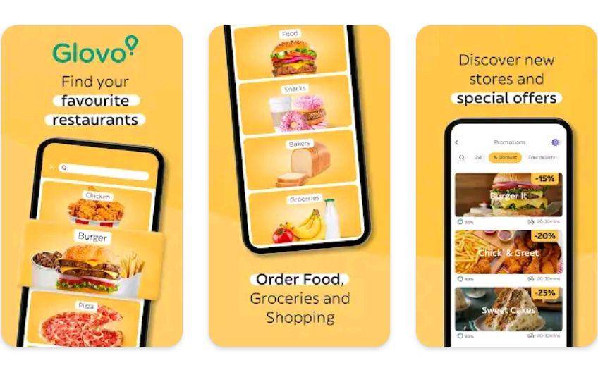 potret aplikasi Glovo (Glovoapp 23SL/Domino's Pizza Indonesia)
