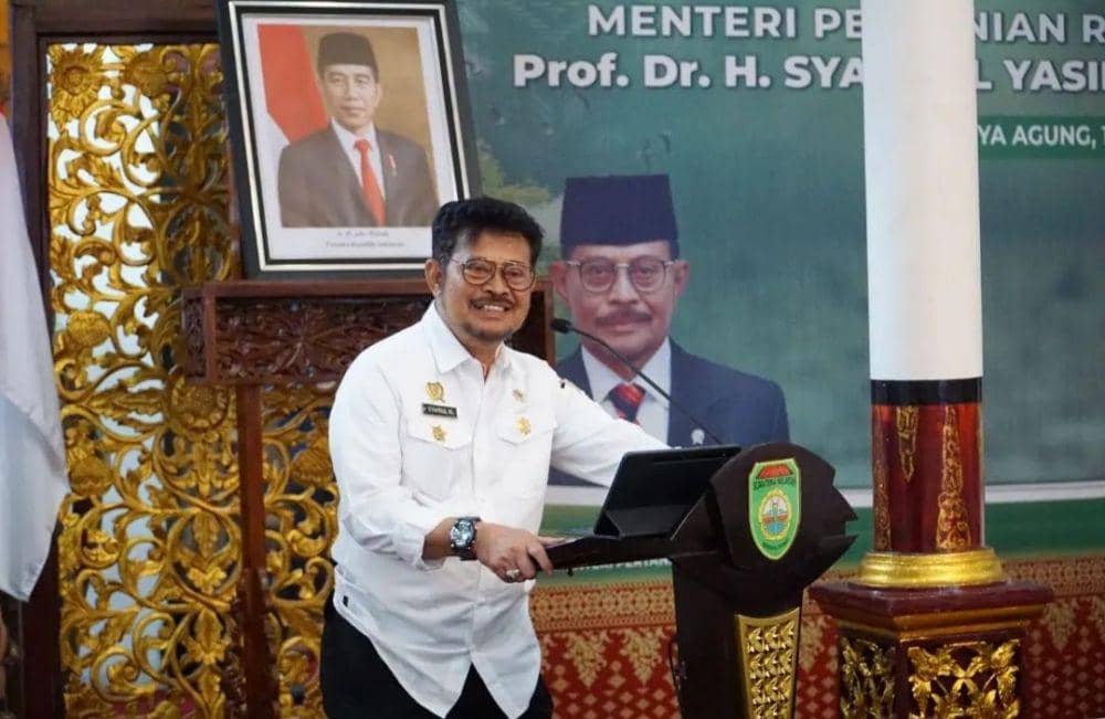 Menteri Pertanian Syahrul Yasin Limpo (Dok: Pemprov Sumsel)