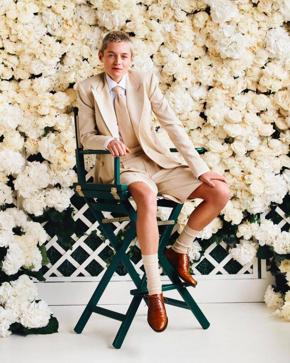 Emma Corrin in Ralph Lauren - Wimbledon 2023 (instagram.com/ralphlauren)