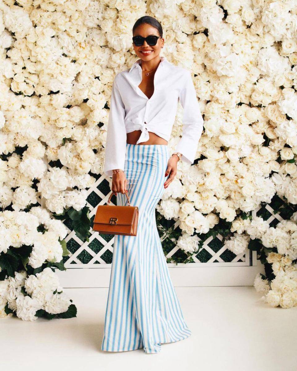 Emma Weymouth in Ralph Lauren - Wimbledon 2023 (instagram.com/ralphlauren)