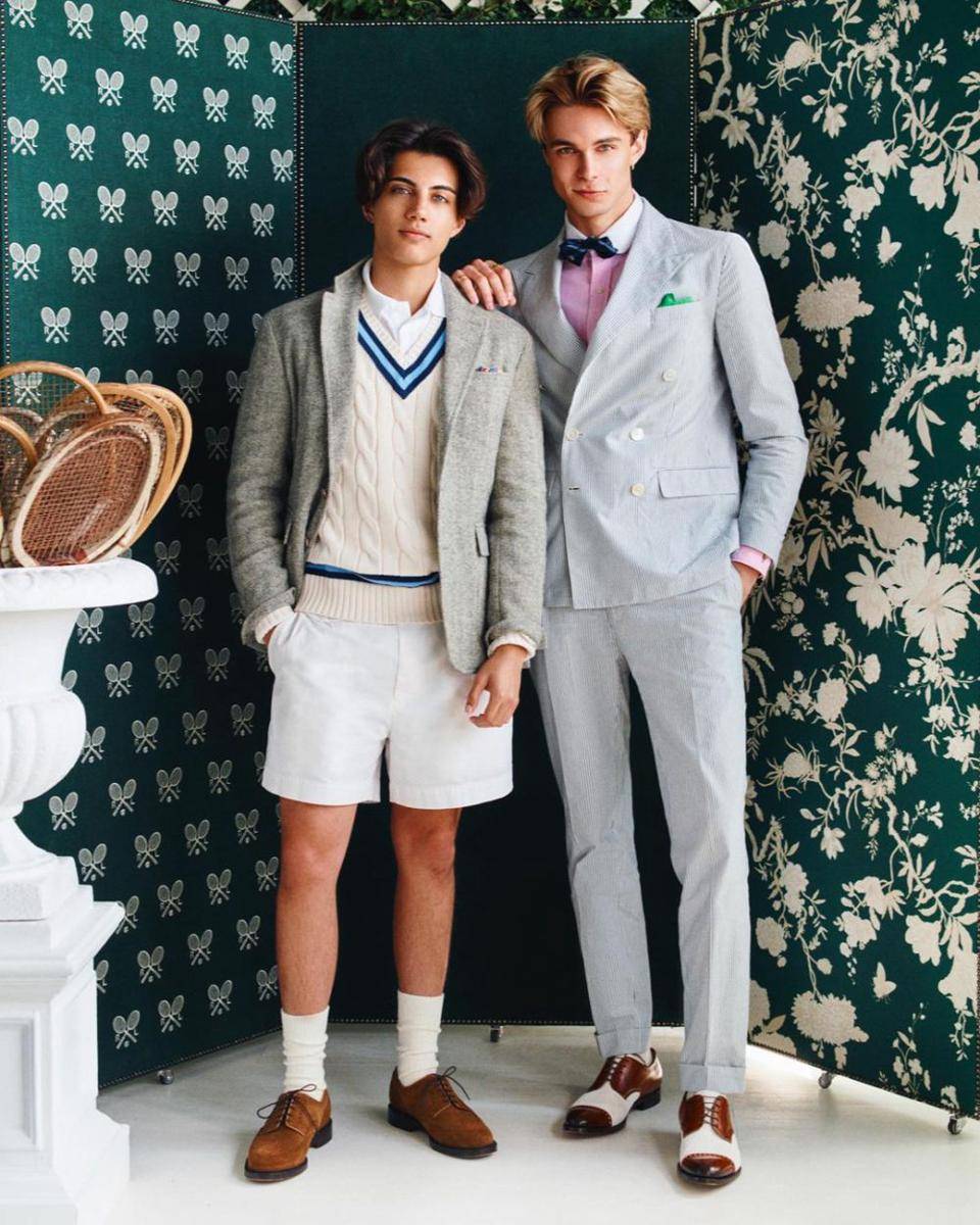 Nic Kaufmann dan Nils Kuesel kenakan Polo Ralph Lauren (instagram.com/poloralphlauren)