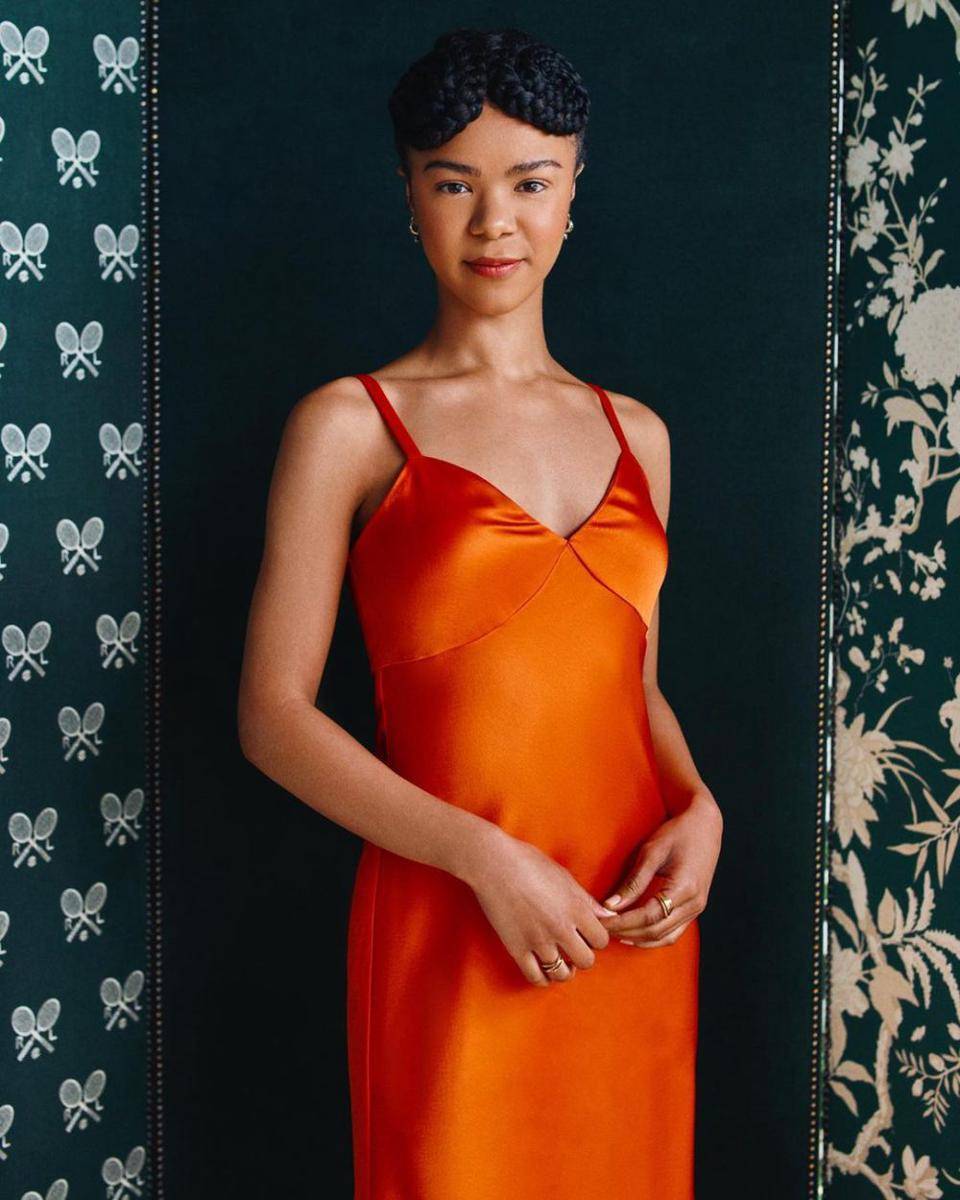 India Amarteifio in Polo Ralph Lauren - Wimbledon 2023 (instagram.com/poloralphlauren)