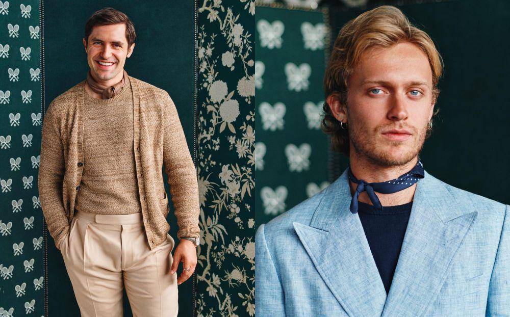 Phil Dunster dan Freddie Dennis kenakan Ralph Lauren (instagram.com/ralphlauren)
