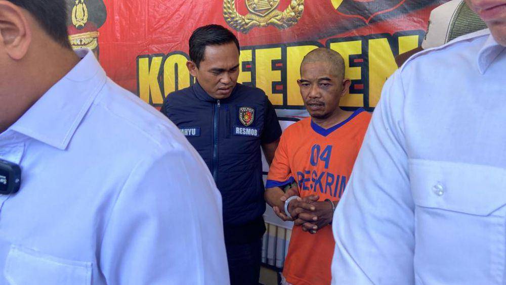 Tersangka pembunuh anak kandung di Kediri. IDN Times/ istimewa