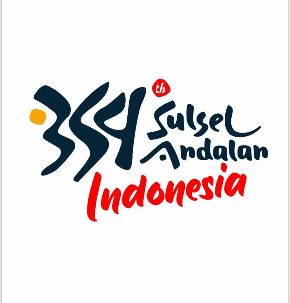 Logo HUT ke-354 Sulawesi Selatan tahun 2023 warisan era Gubernur Andi Sudirman Sulaiman yang diubah. (Dok. Istimewa)