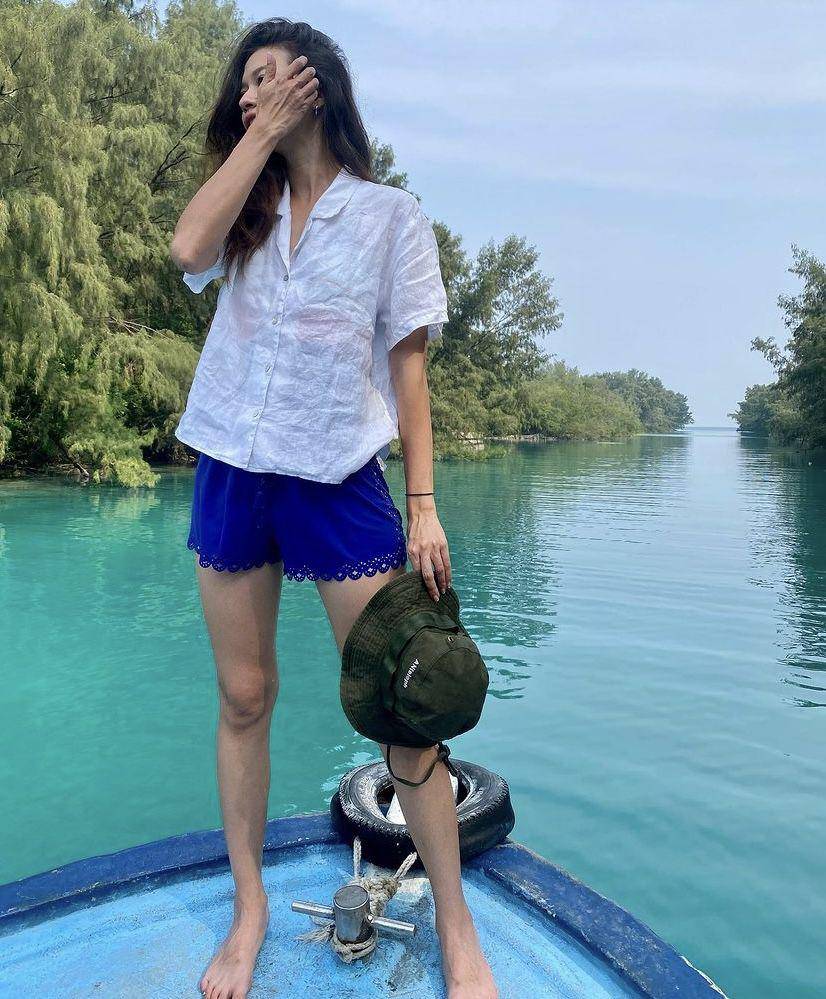 Yuki Kato di Kepulauan Seribu (instagram.com/yukikt)