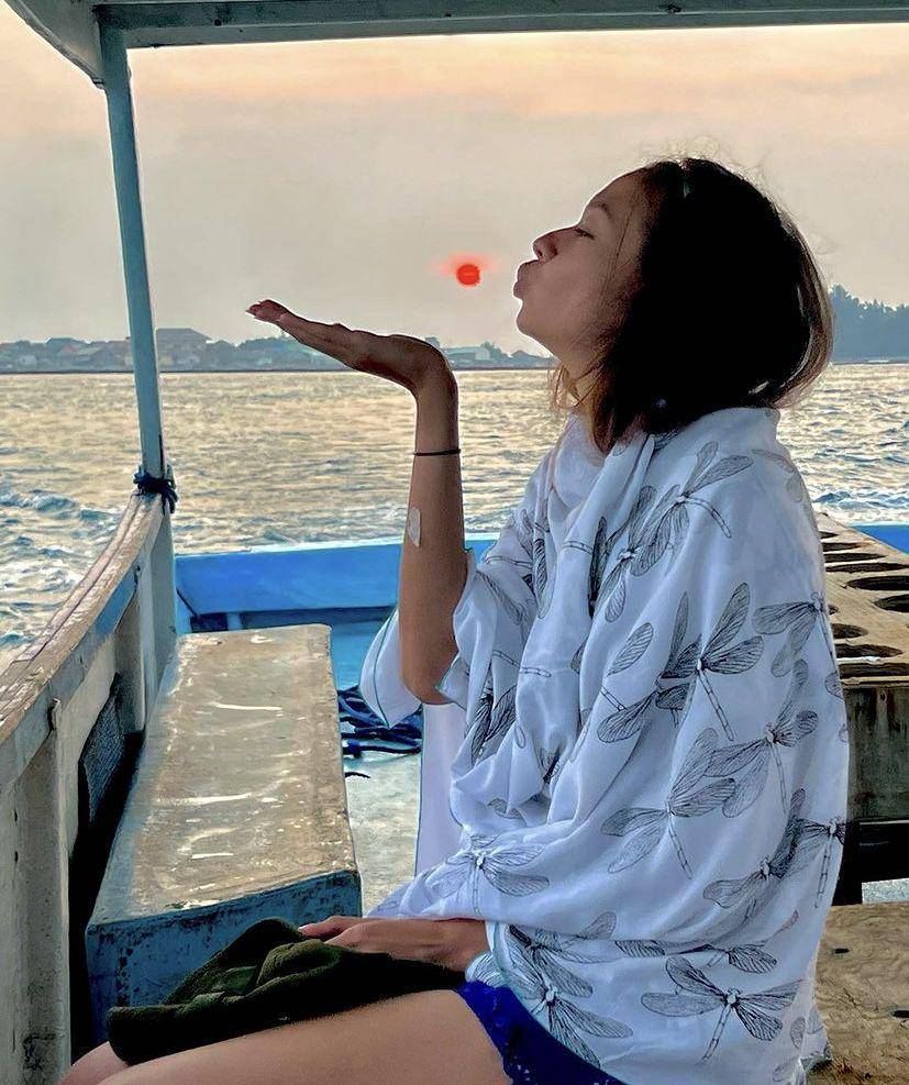 Yuki Kato di Kepulauan Seribu (instagram.com/yukikt)