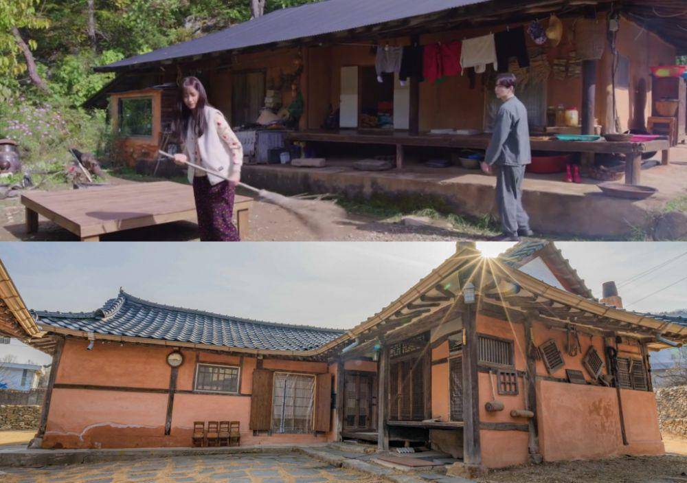 cuplikan drakor King the Land (atas) (dok. JTBC/King the Land) | Golden Grass Villa (atas) (golden-grass.com)