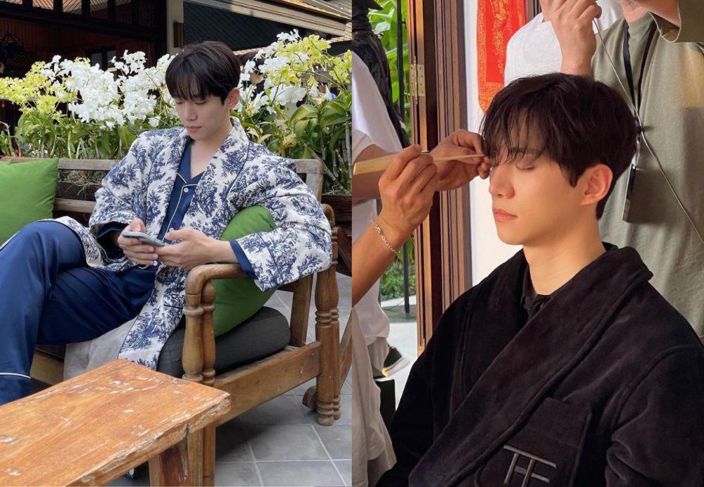10 Potret Lee Junho 2PM di Balik Layar Drakor King the Land, Kece Abis