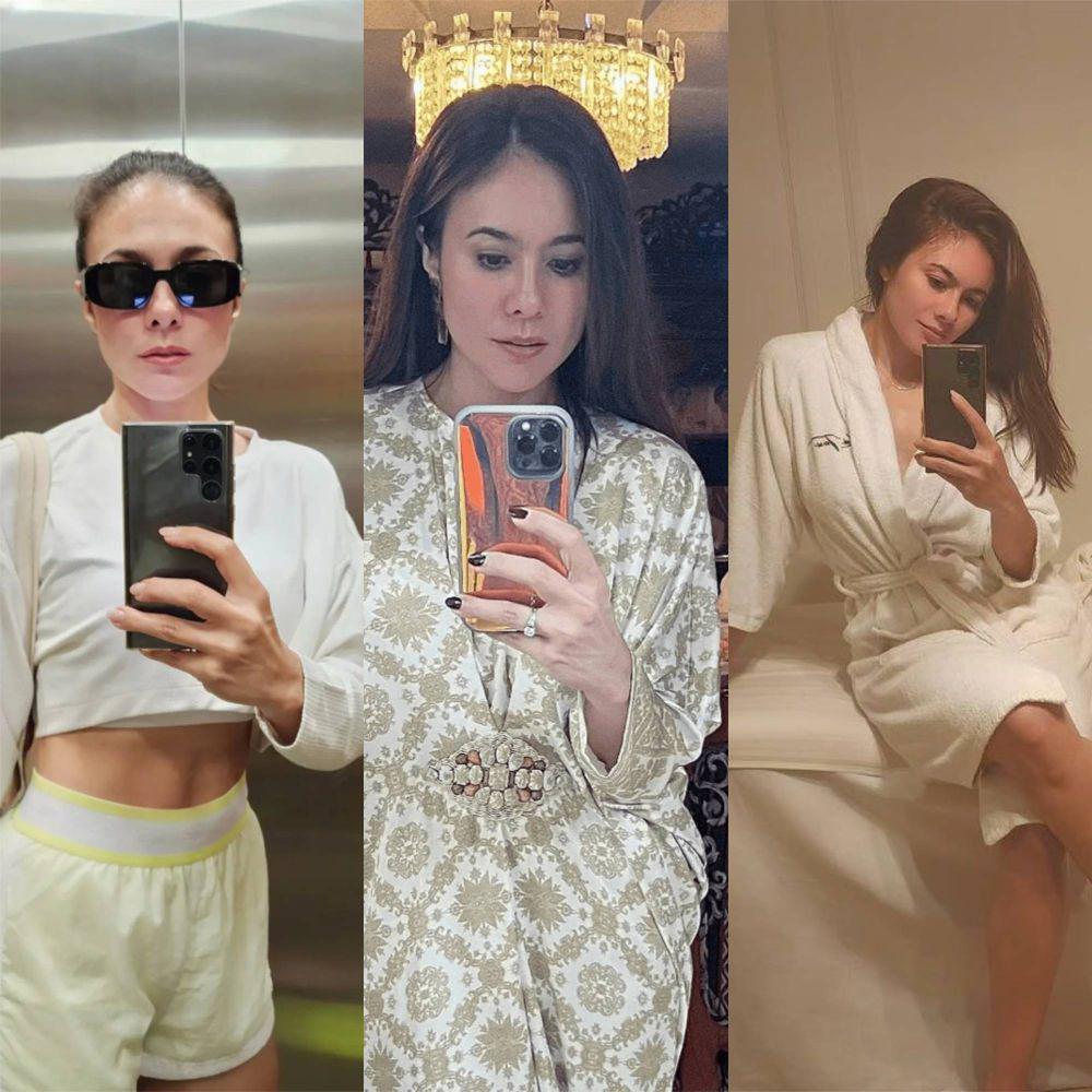 10 Potret Mirror Selfie Wulan Guritno yang Makin Stunning, Modis Terus