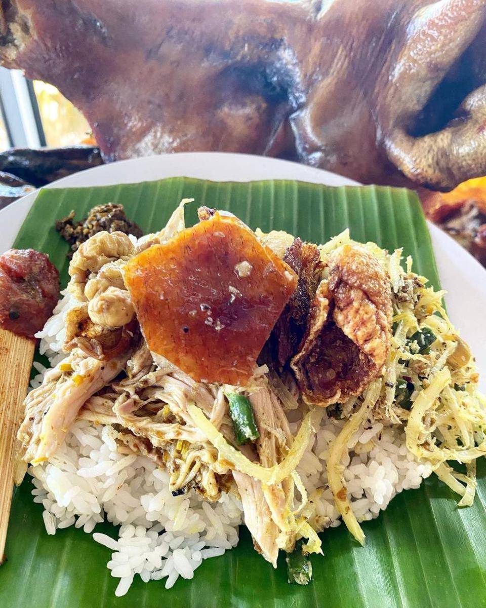 Nasi babi guling Men Lari. (Instagram.com/begulingmenlari)