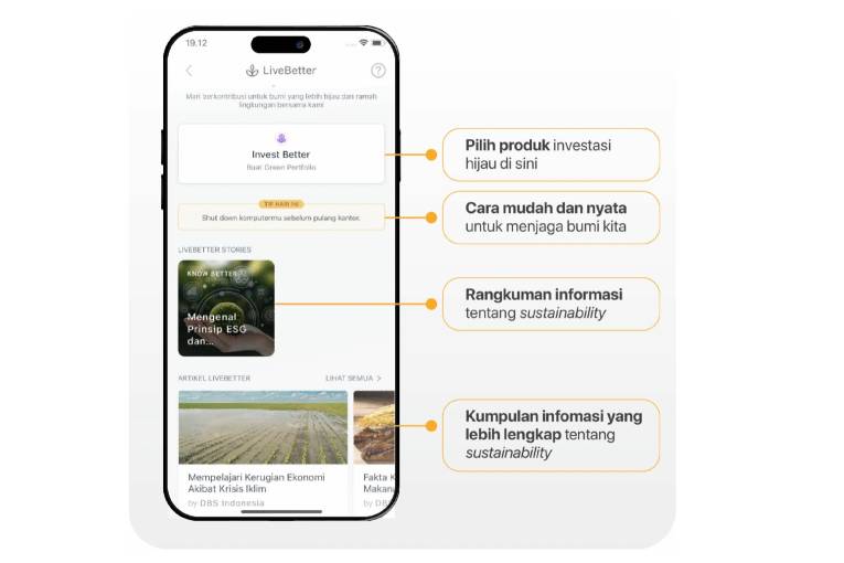 Fitur DBS LiveBetter (Dok. DBS)