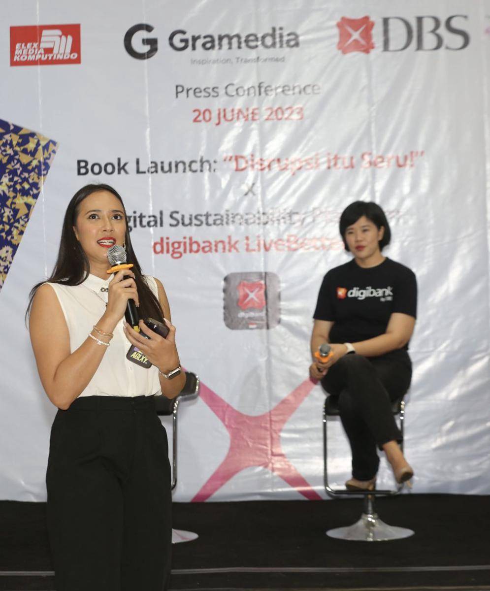 Aktris dan Aktivis Lingkungan Nadine Alexandra turut mendukung kehadiran fitur LiveBetter (Dok. DBS)