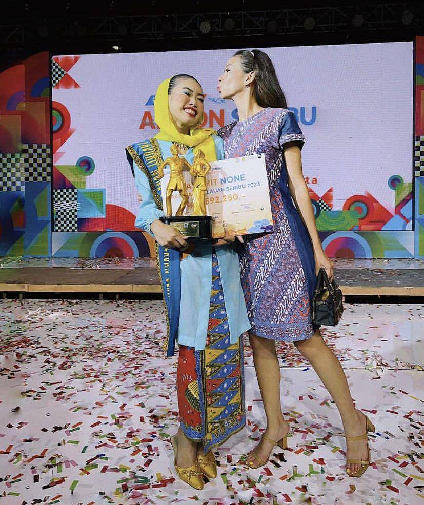 Yuki Kato dukung adik di Abang None Kepulauan Seribu (instagram.com/yukikt)