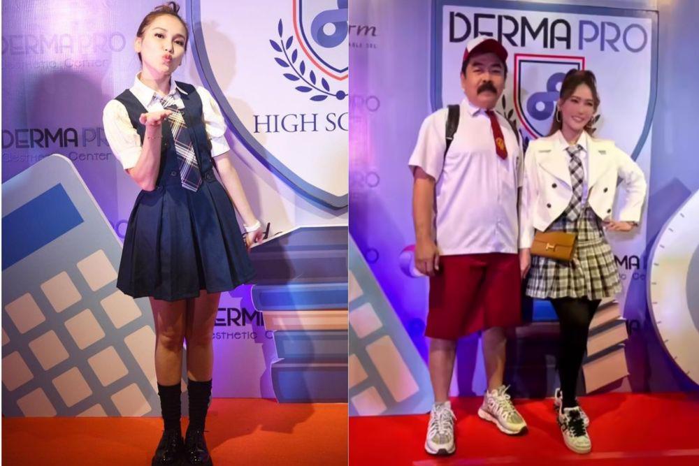10 Potret Artis Hadiri Back to School Party Klinik Kecantikan, Heboh!