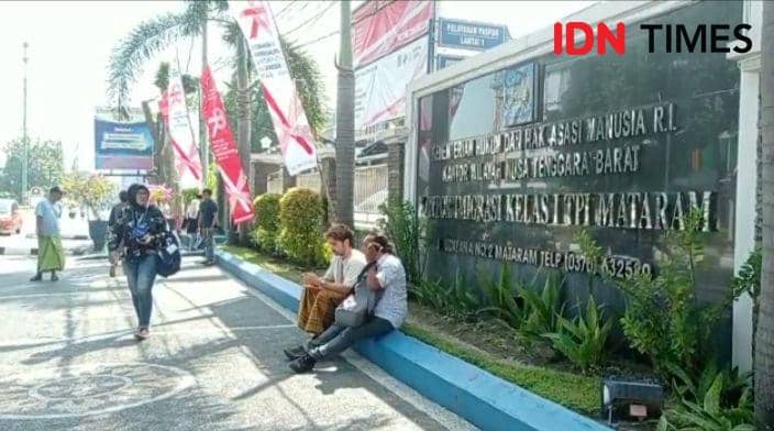 Kantor Imigrasi Kelas I TPI Mataram. (IDN Times/Muhammad Nasir)