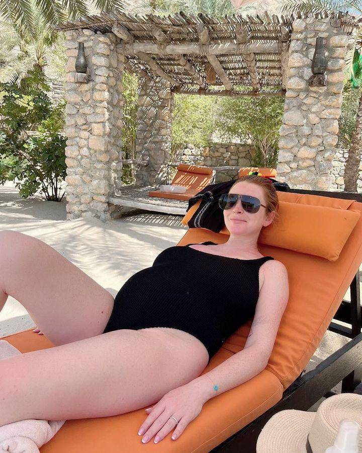 Kehamilan Lindsay Lohan (Instagram.com/lindsaylohan)