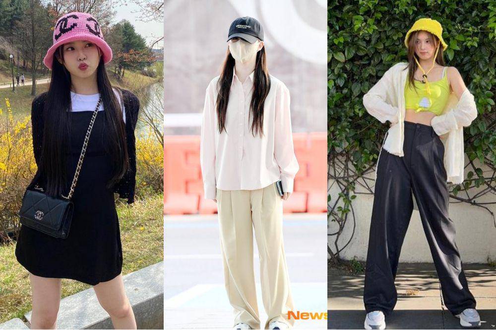 ide outfit dengan topi ala member NMIXX (instagram.com/nmixx_official | twitter.com/nmixxpics_)