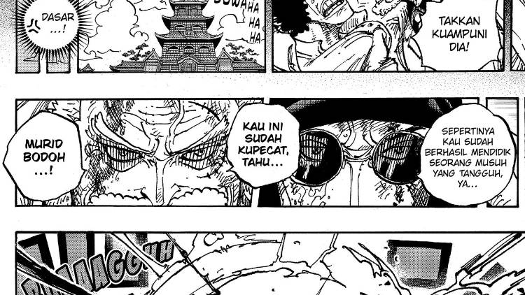 Kuzan dipecat sebagai murid Garp. (dok. Toei Animation/One Piece)