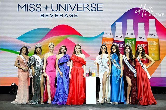 7 Potret Kompilasi Acara Peluncuran Miss Universe Beverage di Thailand