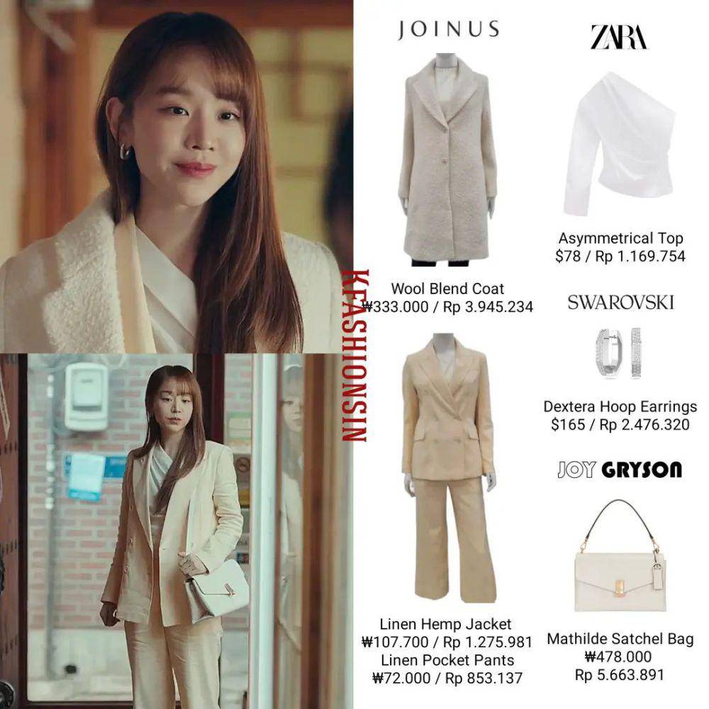harga aksesoris Shin Hye Sun di See You in My 19th Life (instagram.com/kfashionsin)