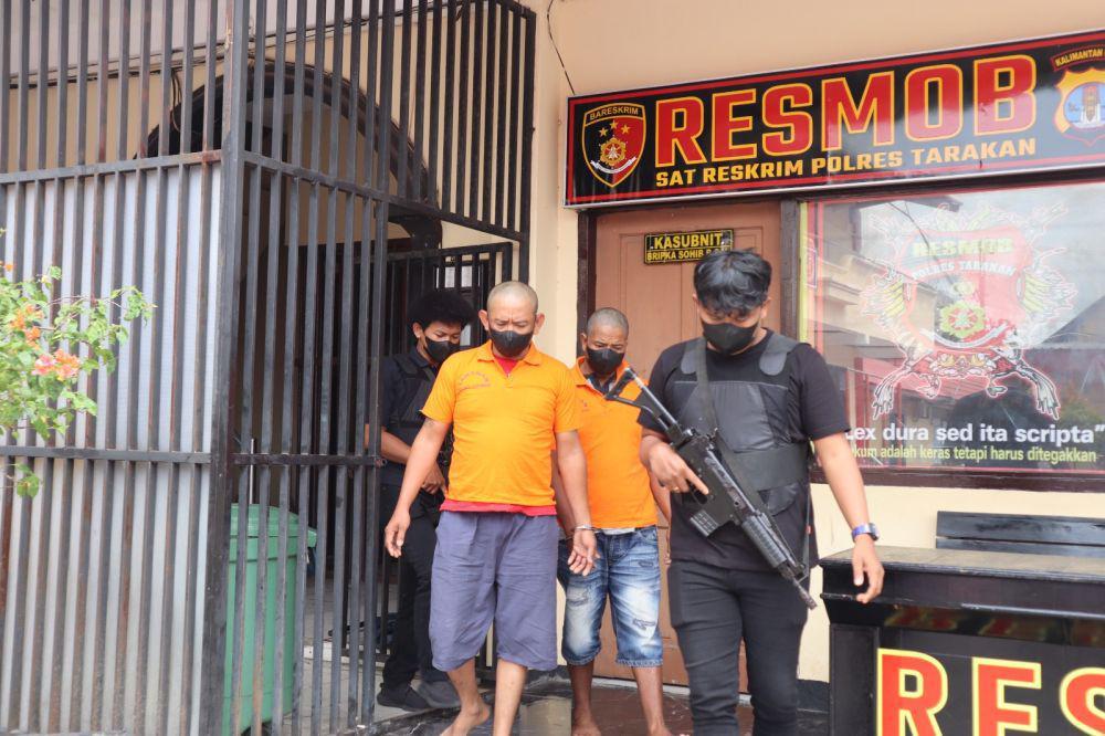 Polres Tarakan di Kalimantan Utara (Kaltara) menggagalkan peredaran narkotika jenis sabu-sabu seberat 10 kilogram, Selasa (18/7/2023). Foto Polres Tarakan
