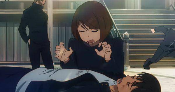 Shoko mencoba menyembuhkan Haibara ( Dok. Mappa / Jujutsu Kaisen S2 )
