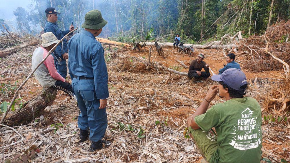 Kades dan Tomas di Luwu Timur Ditangkap karena Bakar Hutan