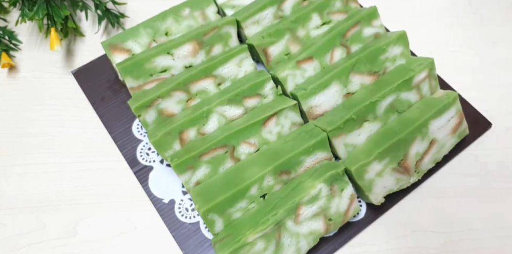 ilustrasi bingka roti tawar pandan (YouTube.com/Dapur Ajiib Samarinda)