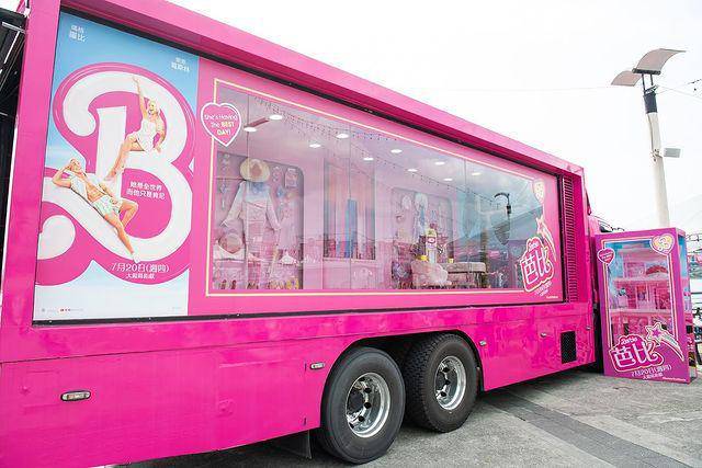 Truck Barbie The Movie di Taiwan. (Instagram.com/warnerbrostw)
