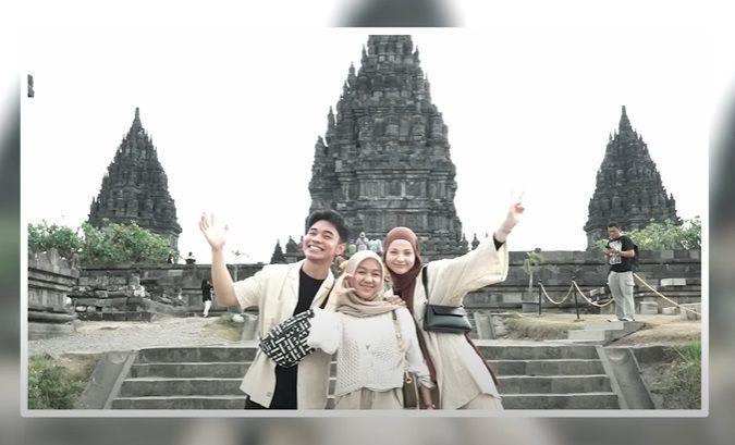 7 Potret Tugba di Candi Prambanan, Eksplorasi Bareng Fiki Naki!