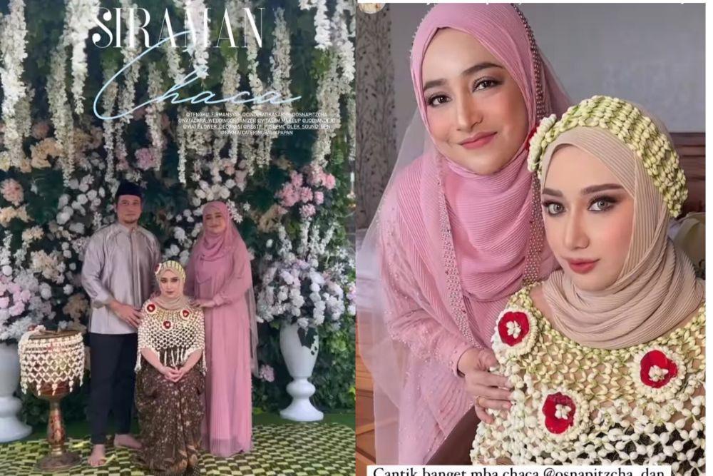 8 Momen Siraman Anak Sulung Tengku Firmansyah dan Cindy Fatikasari