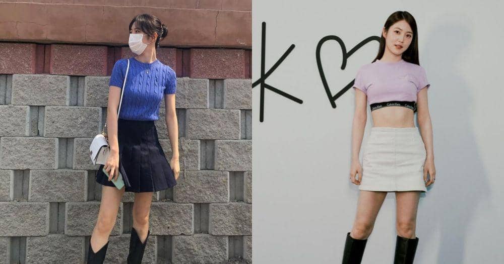 8 Inspirasi Mix and Match Mini Skirt Shin Ye Eun, Bikin Cute