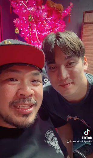 potret Rendy Kjaernett dan Hendric Shinigami (instagram.com/hendricshinigami)