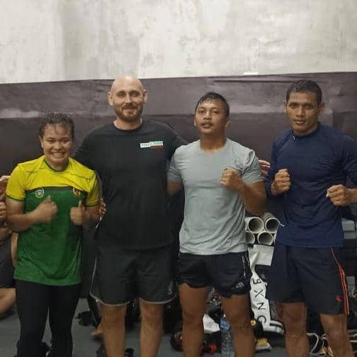 Aksi atlet Sambo Sumut saat berlaga di Kejurnas (instagram/sambosumut)