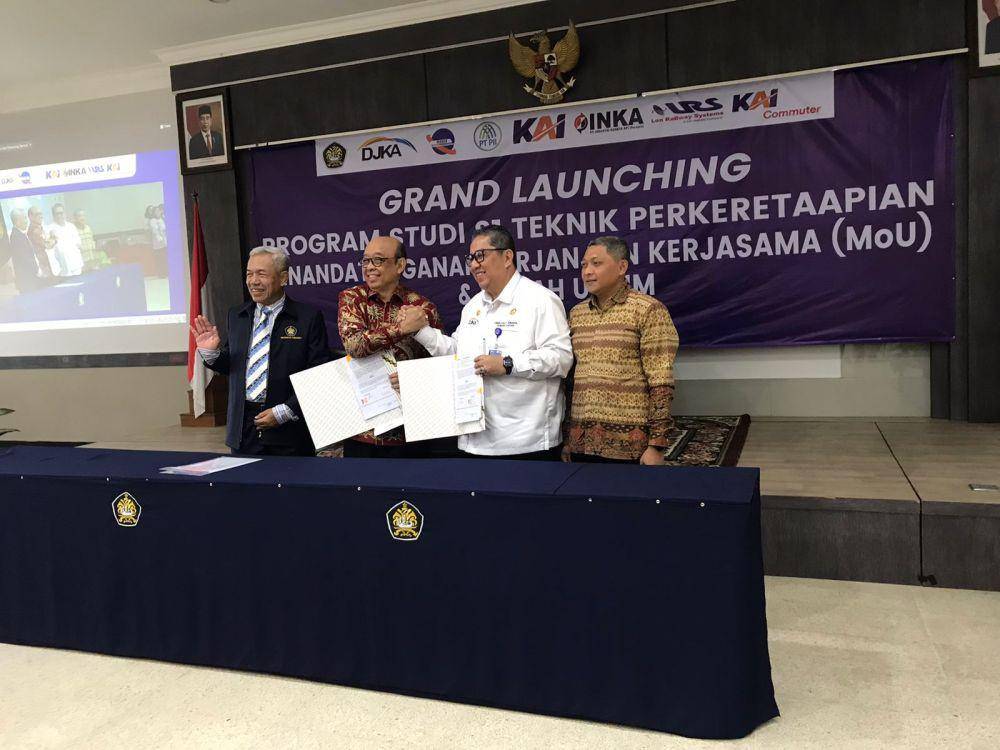 Grand Launching Program Studi Teknik Perkeretaapian Fakultas Teknik Universitas Pancasila (dok. Istimewa)