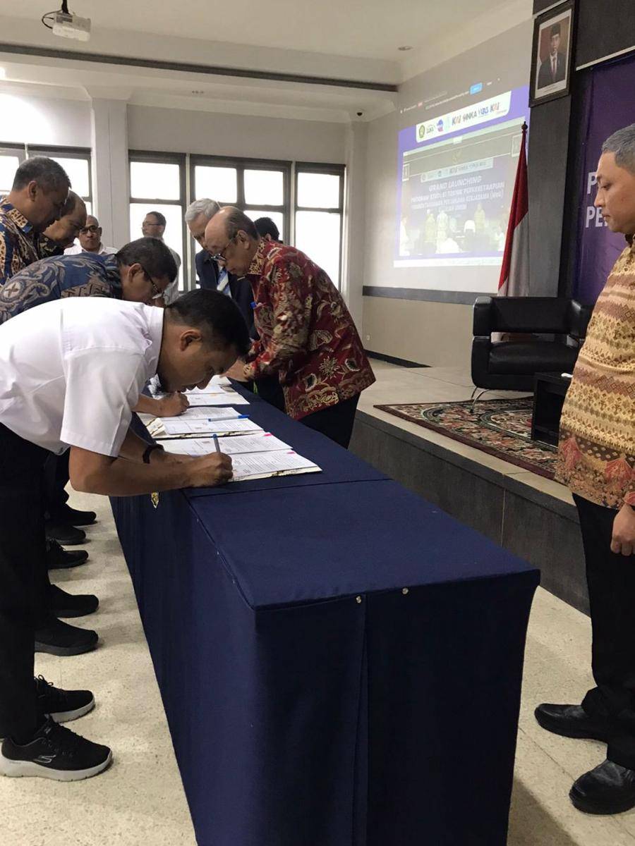 Grand Launching Program Studi Teknik Perkeretaapian Fakultas Teknik Universitas Pancasila (dok. Istimewa)