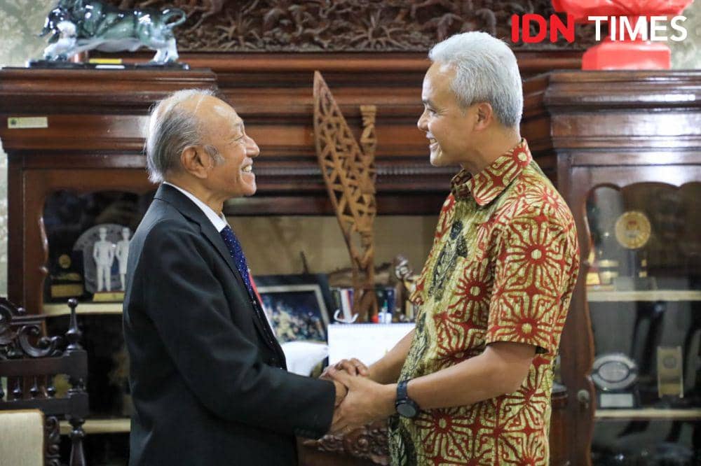 Ganjar dan Malik Mahmud Bertemu Bahas Pembangunan Aceh