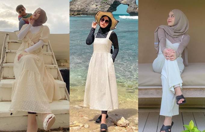 inspirasi outfit piknik ala Putri Delina (instagram.com/putridelinaa)
