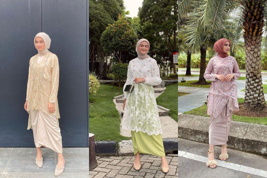 7 Kebaya Brokat Modern dan Rok ala Helwa Bashel, Elok untuk Kondangan
