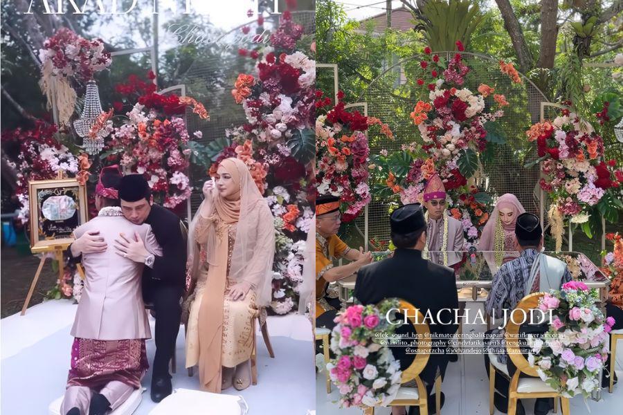 7 Dekorasi Akad Pernikahan Putri Sulung Cindy Fatikasari, Warm Banget!