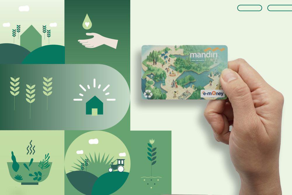 Inovatif! Mandiri Terbitkan E-Money dari Bahan Plastik PVC Daur Ulang
