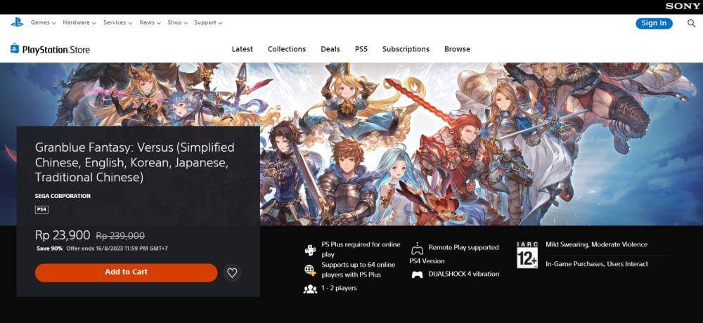 PlayStation Store. (store.playstation.com)