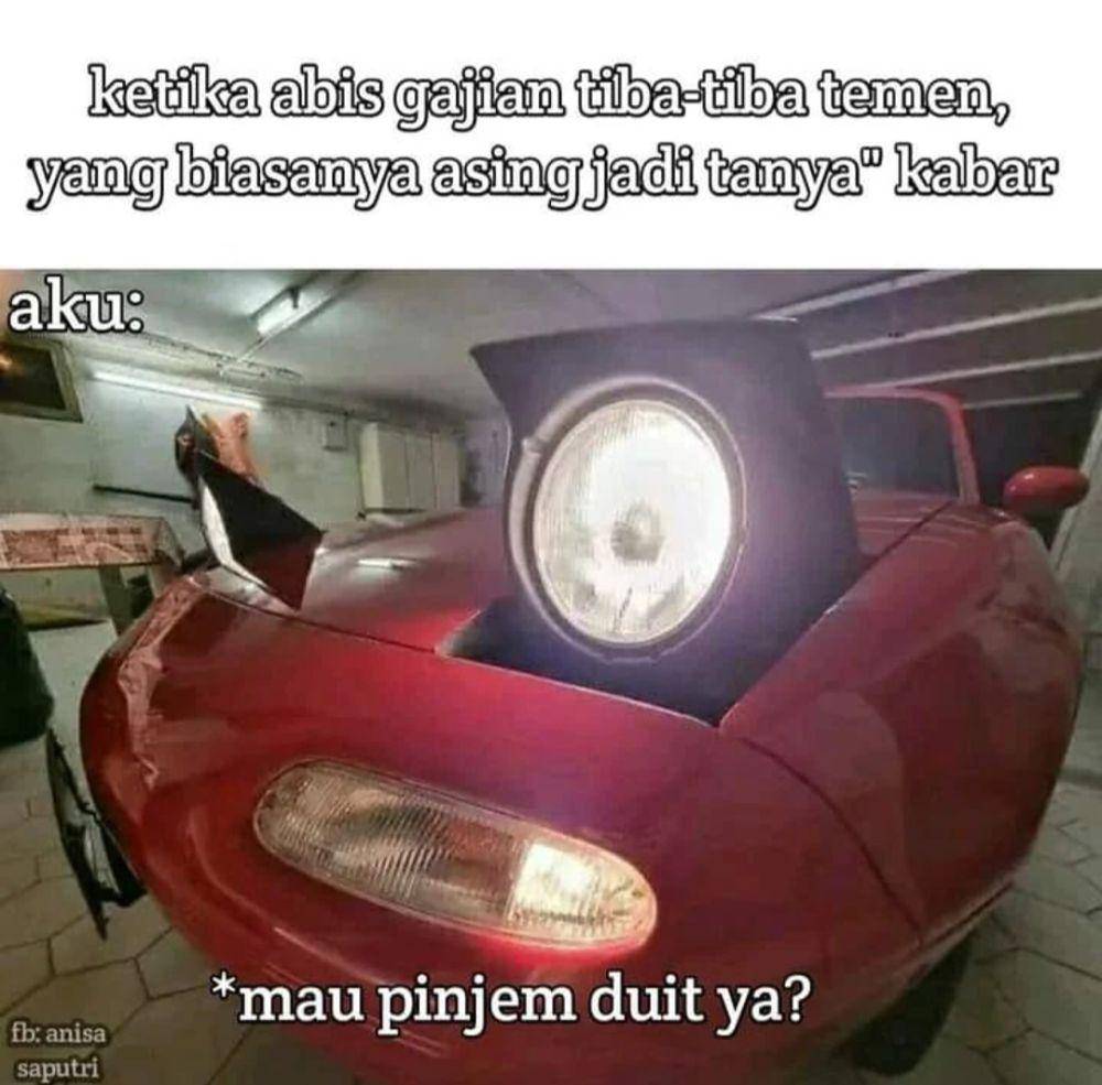meme pinjam uang (instagram.com/lesmantaxd)