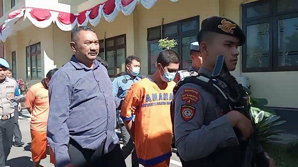 Polisi juga menangkap dua orang lainya tekait sabu sabu. IDN Times/ Riyanto