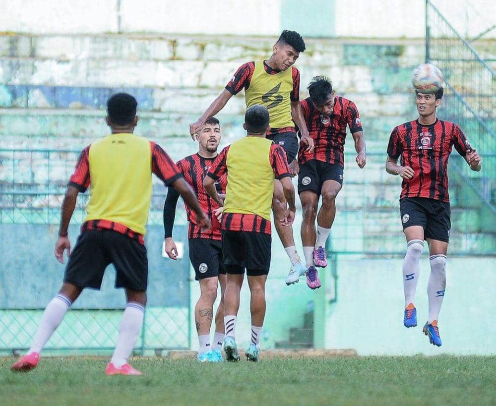 Pemain Arema FC saat melakukan sesi latihan. (Dok. Media Officer Arema FC)